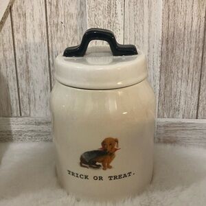Rae Dunn Halloween Dog Canister